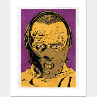 HANNIBAL LECTER - Silence of the Lambs (Pop Art) Posters and Art